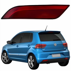 Refletor Parachoque Traseiro Vw Fox 2015 2016 2017 2018 2019 Lado Esquerdo Motorista