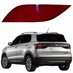 Refletor Parachoque Traseiro Vw T-Cross 2019 2020 2021 2022 2023 Lado Esquerdo Motorista