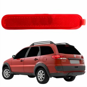 Refletor Traseiro Parachoque Fiat Palio Weekend 2009 2010 2011 2012 Lado Esquerdo Motorista