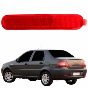 Refletor Traseiro Parachoque Fiat Siena 2001 Até 2013 Lado Esquerdo Motorista
