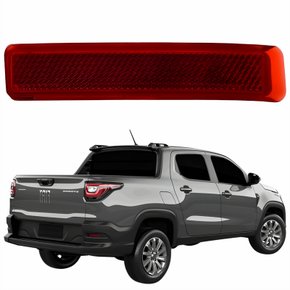 Refletor Traseiro Parachoque Fiat Strada 2020 2021 2022 2023 Lado Direito Passageiro
