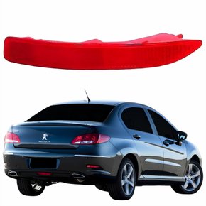 Refletor Traseiro Parachoque Peugeot 408 2012 2013 2014 2015 2016 Lado Direito Passageiro