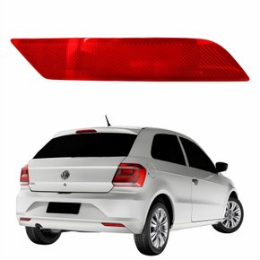 Refletor Parachoque Traseiro Vw Gol G7 2016 2017 2018 Lado Direito Passageiro