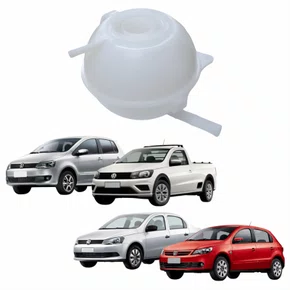 Reservatório Água Radiador Vw Gol Saveiro Voyage 2009 Até 2021 Fox 2003 Até 2020 Cano Longo