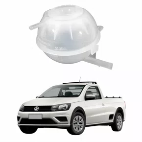 Reservatório Água Radiador Vw Saveiro 2009 Até 2021 Cano Curto
