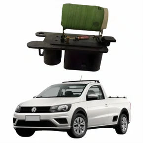 Resistência Eletroventilador Vw Saveiro 2009 Até 2021 Com Ar Condicionado