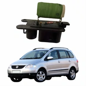 Resistência Eletroventilador Vw Spacefox 2006 Até 2012 Com Ar Condicionado
