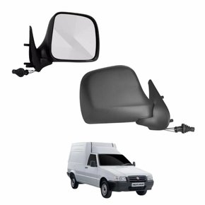 Retrovisor Fiat Fiorino 2011 2012 2013 2014 Com Controle Lado Direito Passageiro