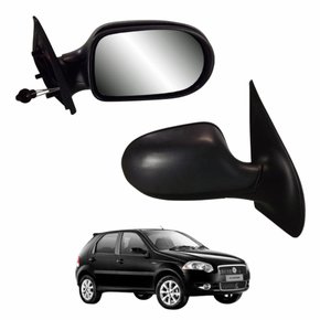 Retrovisor Fiat Palio Siena Weekend Attractive Essence 2011 até 2015 4 Portas Com Controle Lado Direito Passageiro