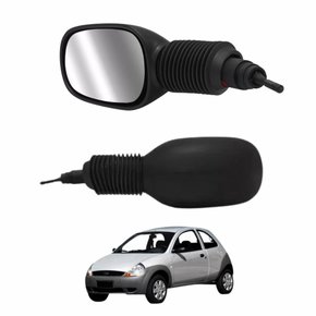 Retrovisor Ford Ka 1997 até 2007 Com Controle Lado Esquerdo Motorista