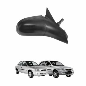 Retrovisor Gm Corsa 1994 até 2010 2 e 4 Portas com Controle Lado Direito Passageiro