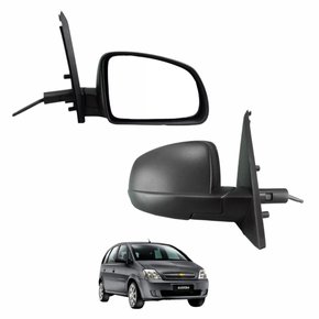 Retrovisor Gm Meriva 2002 até 2012 Com Controle Lado Direito Passageiro