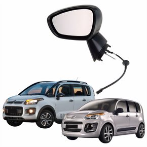 Retrovisor Citroen Aircross C3 Picasso 2011 2012 2013 2014 2015 Elétrico Lado Esquerdo Motorista