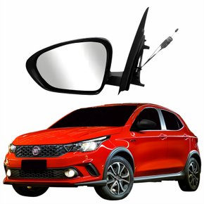 Retrovisor Fiat Argo 2017 Até 2021 Com Controle Lado Esquerdo Motorista