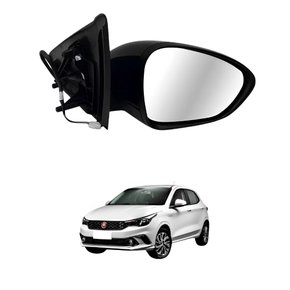 Retrovisor Fiat Argo 2017 Até 2023 Eletrico Com Pisca Lado Esquerdo Motorista