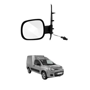 Retrovisor Fiat Fiorino 2014 Até 2023 Com Controle Lado Direito Passageiro