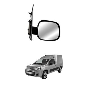 Retrovisor Fiat Fiorino 2014 Até 2023 Sem Controle Lado Esquerdo Motorista
