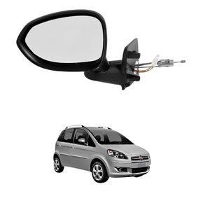 Retrovisor Fiat Idea 2014 2015 2016 Com Controle Com Pisca Sensor de Temperatura Lado Direito Passageiro
