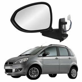 Retrovisor Fiat Idea 2014 2015 2016 Com Pisca Elétrico Lado Esquerdo Motorista