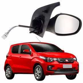 Retrovisor Fiat Mobi 2016 2017 2018 2019 2020 Com Pisca Elétrico Lado Direito Passageiro