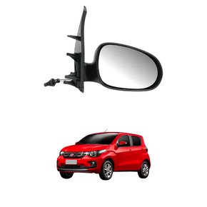 Retrovisor Fiat Mobi 2017 Até 2022 4 Portas Com Controle Lado Esquerdo Motorista