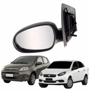 Retrovisor Fiat Grand Siena 2012 Até 2021 Palio 2012 Até 2016 Sem Controle Lado Esquerdo Motorista Original