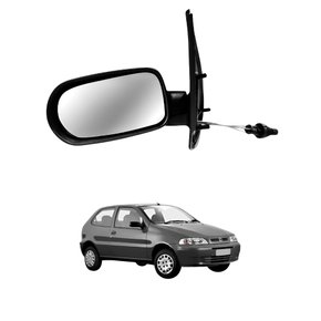 Retrovisor Fiat Palio 2001 2002 2003 2004 2 Portas Com Controle Lado Direito Passageiro