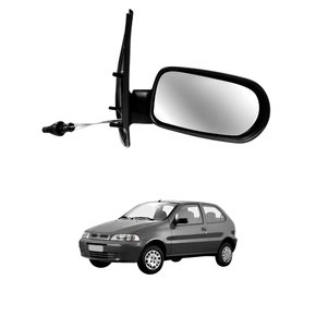 Retrovisor Fiat Palio 2004 2005 2006 2007 2 Portas Com Controle Lado Esquerdo Motorista