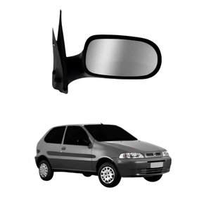 Retrovisor Fiat Palio 2004 2005 2006 2007 2 Portas Sem Controle Lado Direito Passageiro