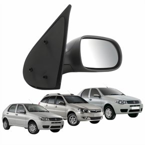 Retrovisor Fiat Palio Weekend 2004 Até 2010 Siena 2005 Até 2012 4 Portas Sem Controle Lado Direito Passageiro