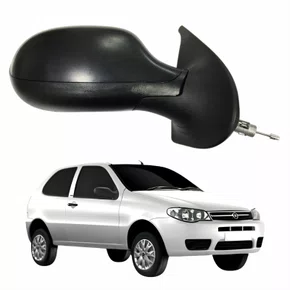 Retrovisor Fiat Palio 2008 Até 2011 2 Portas Com Controle METAGAL Lado Direito Passageiro