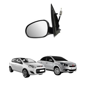 Retrovisor Fiat Palio 2012 Até 2016 Gran Siena 2012 Até 2021 Com Controle Lado Direito Passageiro
