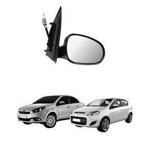 Retrovisor Fiat Palio 2012 Até 2016 Gran Siena 2012 Até 2021 Com Controle Lado Esquerdo Motorista