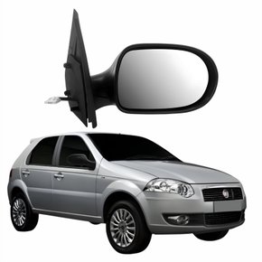 Retrovisor Fiat Palio Atractive 4 Portas 2011 Até 2015 Elétrico Lado Direito Passageiro