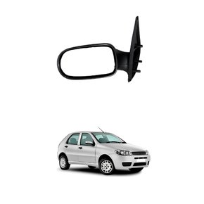 Retrovisor Fiat Palio Fire 2011 Até 2016 Texturizado 4 Portas Sem Controle Lado Direito Passageiro