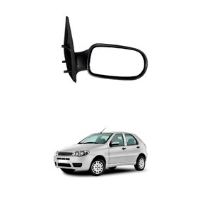 Retrovisor Fiat Palio Fire 2011 Até 2016 Texturizado 4 Portas Sem Controle Lado Esquerdo Motorista