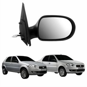 Retrovisor Fiat Palio Siena Atractive 4 Portas 2011 Até 2015 Elétrico Lado Direito Passageiro