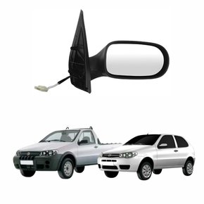 Retrovisor Fiat Palio Strada 2011 Até 2016 2 Portas Eletrico Lado Esquerdo Motorista
