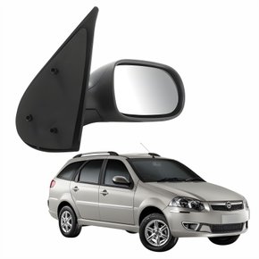 Retrovisor Fiat Palio Weekend 2004 Até 2010 4 Portas Sem Controle Lado Direito Passageiro
