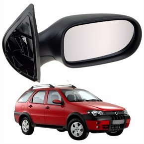 Retrovisor Fiat Palio Weekend Adventure 2004 Até 2010 4 Portas Sem Controle Lado Direito Passageiro