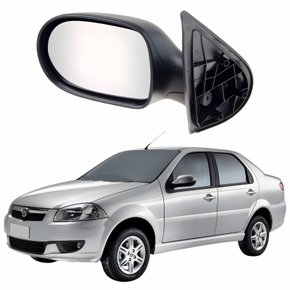 Retrovisor Fiat Siena Economy Fire 2011 Até 2017 4 Portas Sem Controle Lado Esquerdo Motorista Original