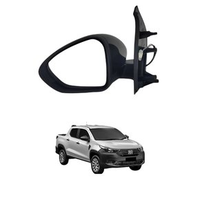 Retrovisor Fiat Strada 2020 Até 2023 Eletrico Com Pisca Lado Direito Passageiro