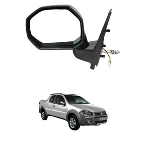 Retrovisor Fiat Strada Adventure 2014 Até 2020 Com Controle Lado Direito Passageiro