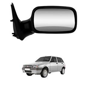 Retrovisor Fiat Uno 2001 2002 2003 2004 4 Portas Sem Controle Lado Esquerdo Motorista