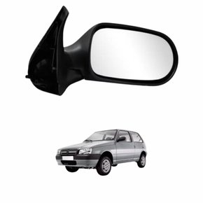 Retrovisor Fiat Uno Economy 2009 2010 2011 2012 2 Portas Sem Controle Lado Esquerdo Motorista