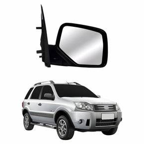 Retrovisor Ford Ecosport 2003 Até 2011 Com Controle Lado Direito Passageiro