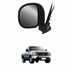 Retrovisor Ford F-250 1998 Até 2011 Sem Controle Lado Direito Passageiro