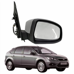 Retrovisor Ford Focus 2008 Até 2013 Elétrico Com Pisca Capa Primer Lado Direito Passageiro