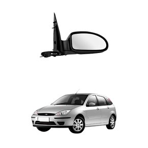 Retrovisor Ford Focus 2000 Até 2008 Com Controle Lado Esquerdo Motorista