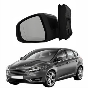 Retrovisor Ford Focus 2014 Até 2016 Com Pisca Elétrico e Luz de Solo Lado Esquerdo Motorista